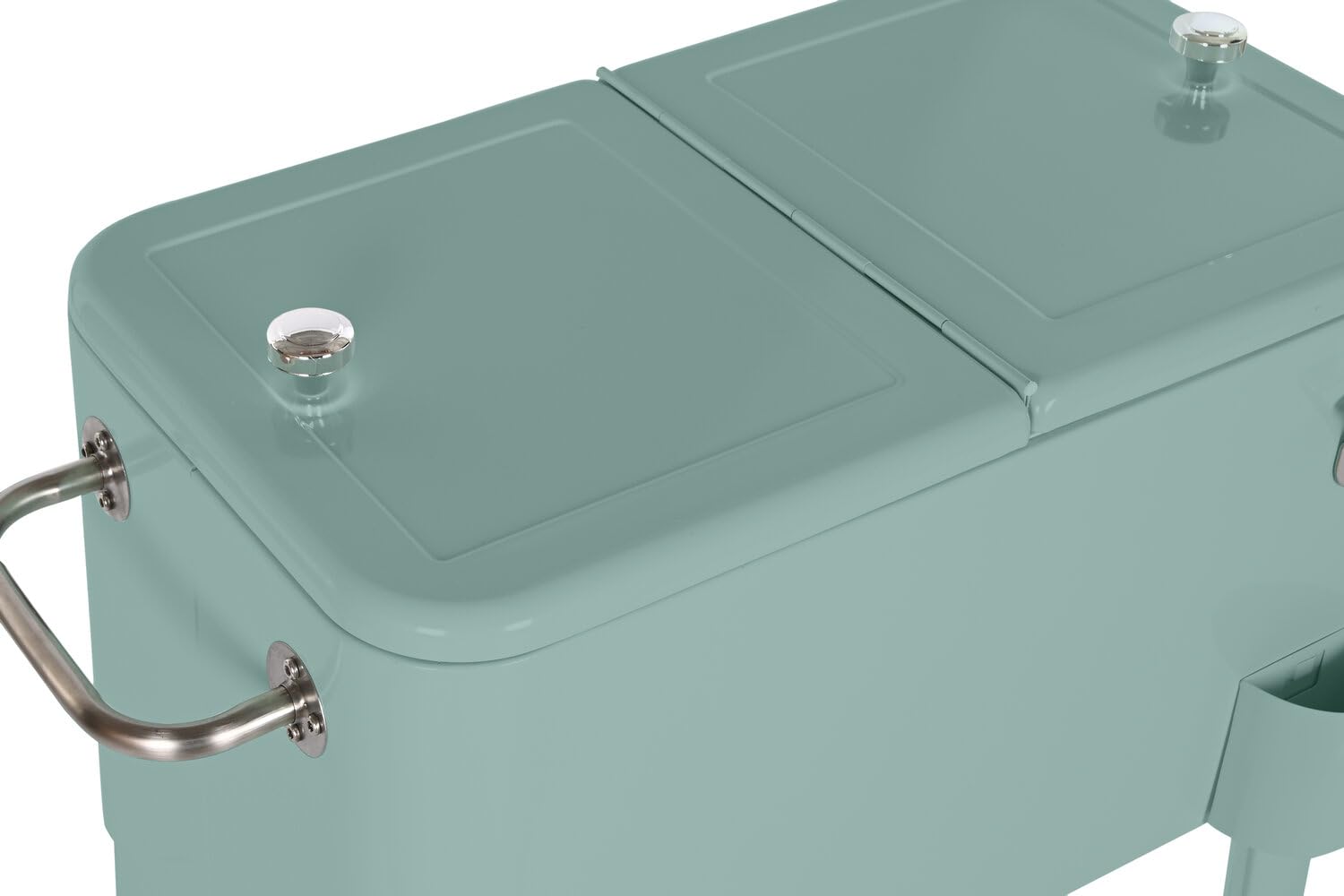 Nevera Acero PP 74x43x80 56 litros Azul Celeste | Alexandra House Living Nevera Acero Pp 74x43x80 56 Litros Azul Celeste