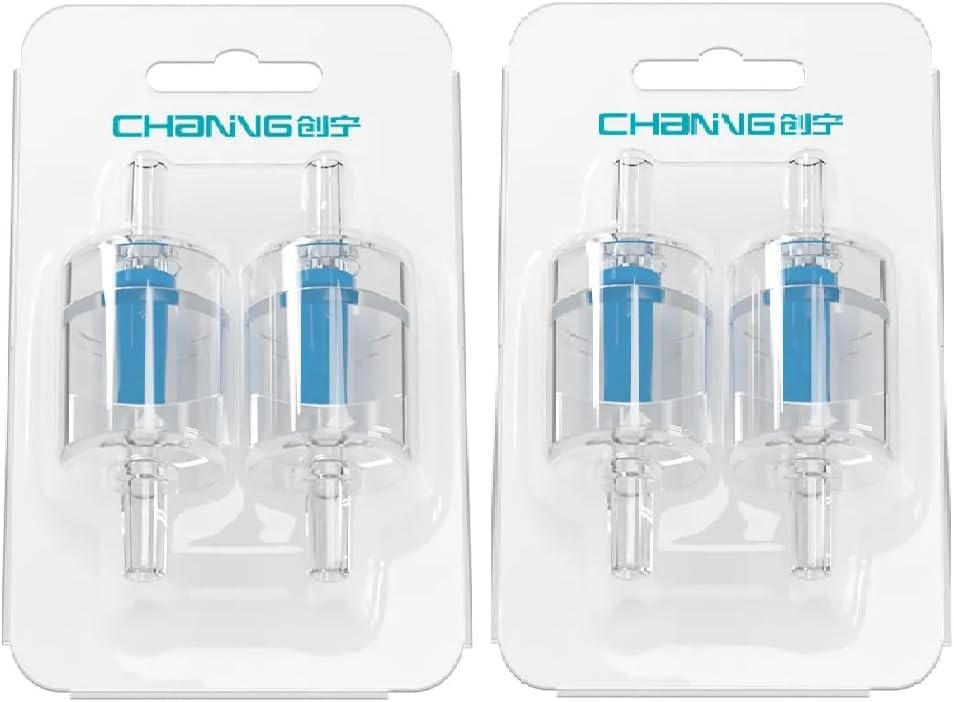 Aquarium Air Pump Check Valves Plastic One Way Non-Return Check Valves For Aquariums Accessories (PACK of 2) - 4 pcs valves
