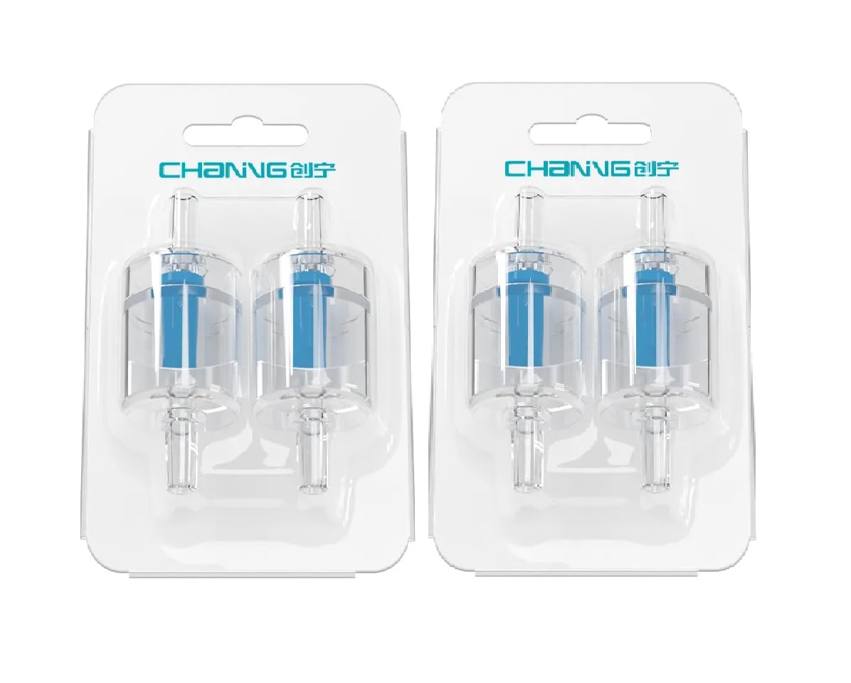 Aquarium Air Pump Check Valves Plastic One Way Non-Return Check Valves For Aquariums Accessories (PACK of 2) - 4 pcs valves