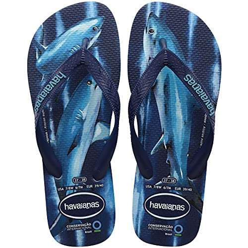 Chinelo Conservação Internacional, Havaianas, Adulto Unissex, Azul Water, 41/42