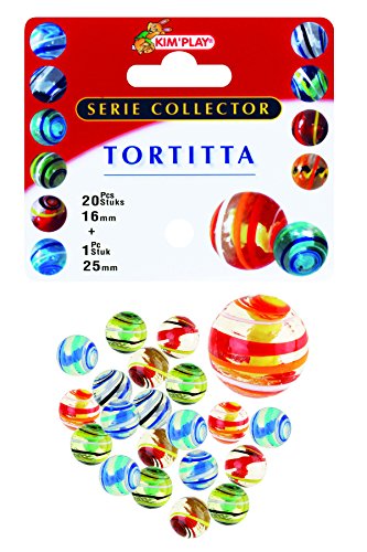 Kimplay - Lot de 20+1 Billes Tortitta 3 ans to 99 ans