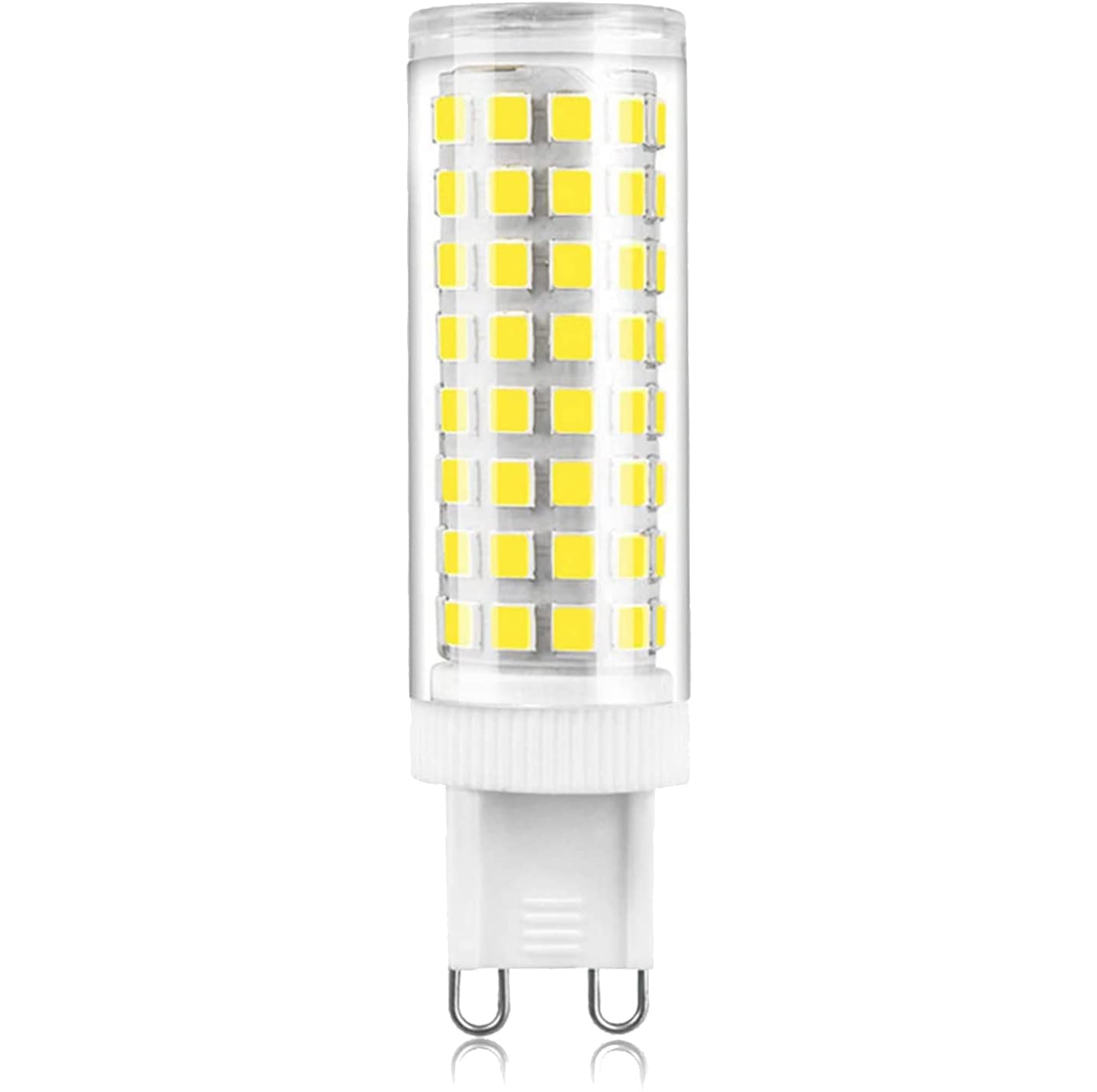 G9 LED Light Bulbs, 1000LM G9 Led Bulb 10W Equivalent to 80W Halogen Bulbs, Non Dimmable AC 220V No Flicker, 360° Beam Angle G9 LED Lamp for Ceiling Lights,Cold White,1 Pack