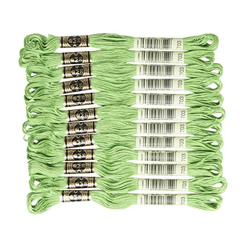 Image of DMC 6-Strand Embroidery Cotton Floss, Chartreuse
