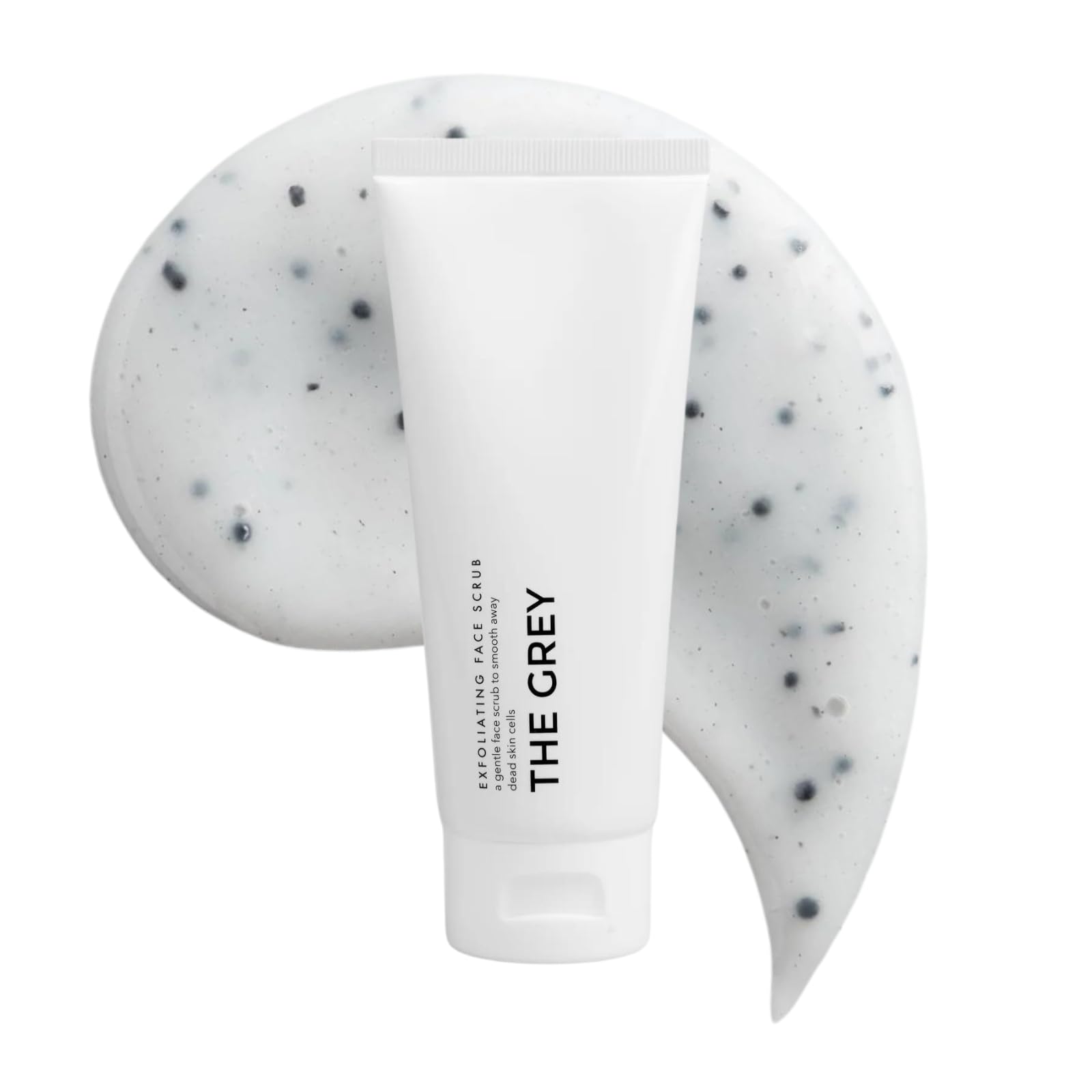 The GreyExfoliating Face Scrub for Men | Facial Exfoliator for Deep Pore Cleansing, Detoxifies & Removes Dead Skin Cells, Blackheads, Ingrown Hairs Prevent Blemishes & Remove Oils Vitamin A, E 3.4oz