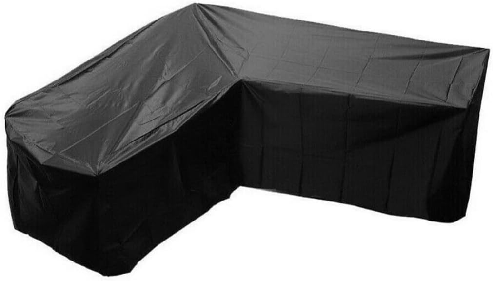 garden sofa cover case Patio Furniture Cover L-Shaped Sectional Sofa Waterproof Dustproof Furniture Protection Corner for Outdoor Indoor