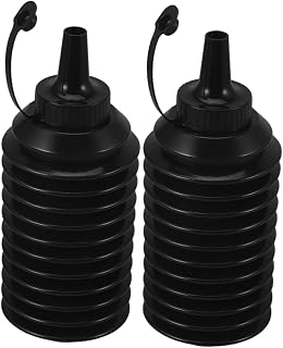 FUNNETOYU 2 Piezas Juguetes De Botella De Compresión Enfriador Compacto Frascos Cuentagotas Comprimibles Portátil Para Contenedor De Almacenamiento Botella Delgada Suave Negro Páginas
