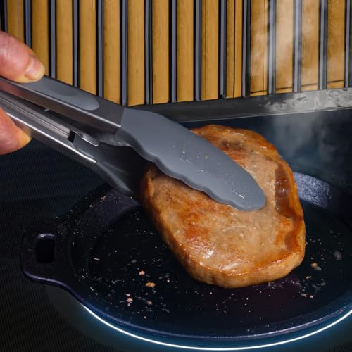 Miniatura 6 de Raxco Juego De Cuchillos De Cocina De Acero Inoxidable De 18 Piezas - Juego De Cuchillos Para Carne, Juegos De Cuchillos De Cocina Profesionales Con Bloque Y Afilador Gris