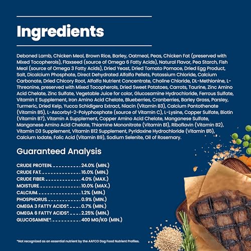 Image of Blue Buffalo Life Protection Formula Lamb & Brown Rice Small Breed Adult Dry Dog Food, Supports Immunity with Antioxidant-Rich LifeSource Bits, Promotes Healthy Muscles, Skin & Coat Health, 15 lbs.
