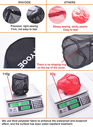 Image of Performance Air Filter Cover Waterproof Universal Fit for Performance Air Intake Filter, Dustproof Protection Cover of High-Flow Cone Air Intake Filter