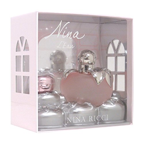 Nina Ricci Nina L'Eau Gift Set 2.7oz (80ml) Eau Fraiche Spray + 3.5g Lip Balm