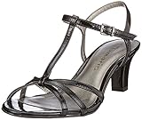 Leichte Laufsohle Tamaris Damen 28329 T-Spangen Sandalen, Schwarz (Black Patent), 37 EU
