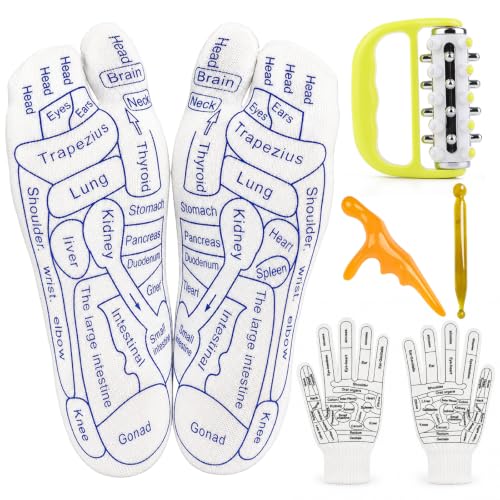 SAEJILL Reflexology Socks and Roller