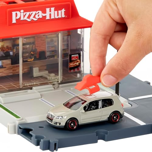 Matchbox Pizza Hut jeu de piste et garage miniature Mattel