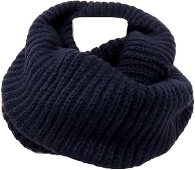 Amazon | [EXREVO] スヌード ボリューム「ウールタッチ リブ編み