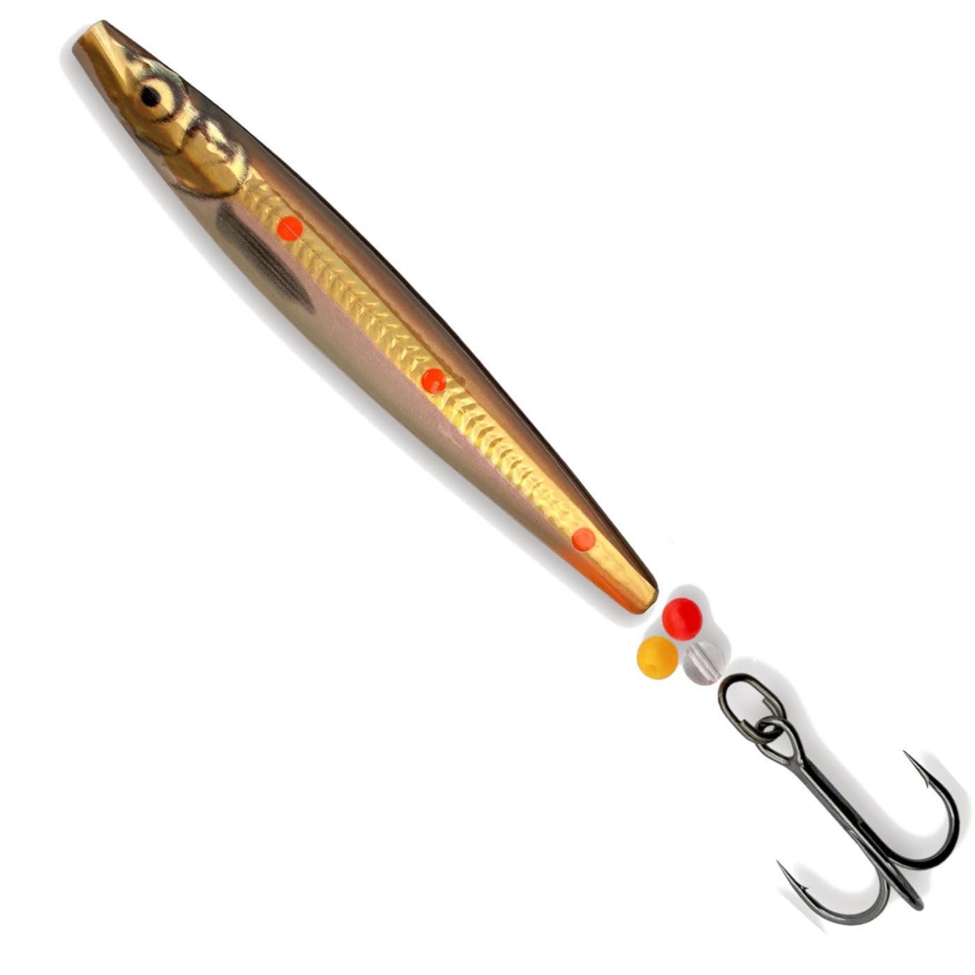 Savage Gear Lt Zerling Fishing Lure (Copper Red Dots-9.8cm-16g)