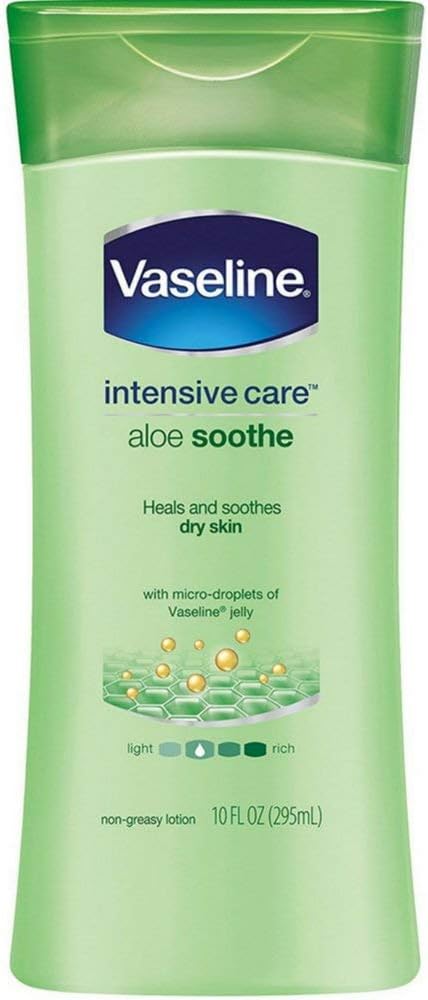 Vas Ic Lot Aloe 10z (nuevo) Tamaño 10z Loción de cuidados intensivos de vaselina Aloe 10z Ea