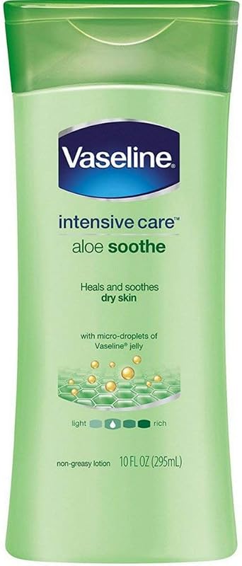 Loção Corporal e para as Mãos Vaseline Intensive Care Aloe, 295 g