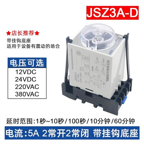 Relais temporisé JSZ3A éliminez les pannes électriques AC 220V