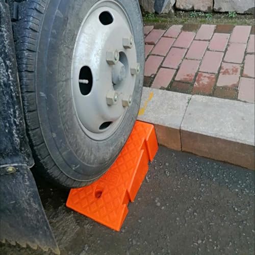 Rampas de plástico para vehículo naranja 7.5 pulg miniatura 5