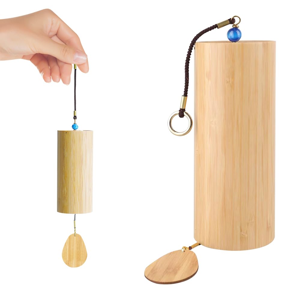 Campanelli Eolici In Bambù, Meditazione Chimes, Campanelle A Vento Giapponesi In Bambù, Scacciapensieri Yoga, Chime Bamboo per Esterni, Yoga, Gartendekoration, Le Emozioni Lenitive