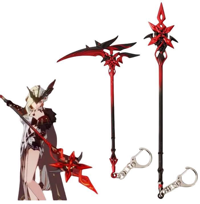 Amazon.co.jp: 原神 アルレッキーノ コスプレ道具 赤月の