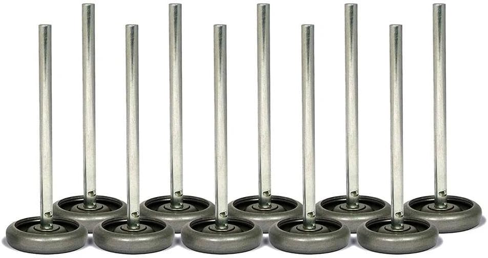 for 3 Inch 10 Ball Steel Garage Door 7 Inch Stem (10 Pack)