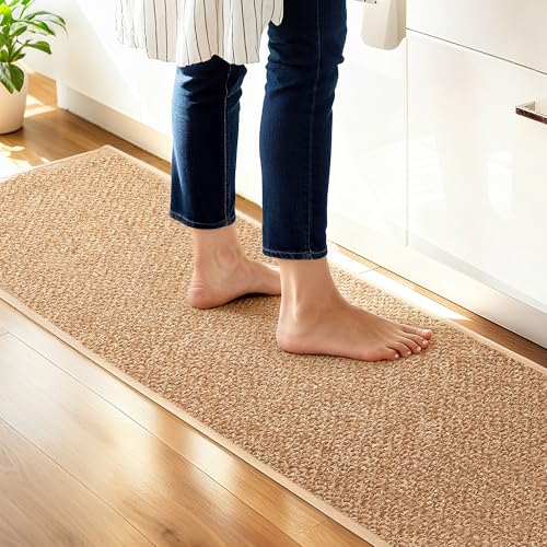 Alfombrilla de cocina Carvapet de chenilla suave y absorbente para cocinar con total comodidad 8