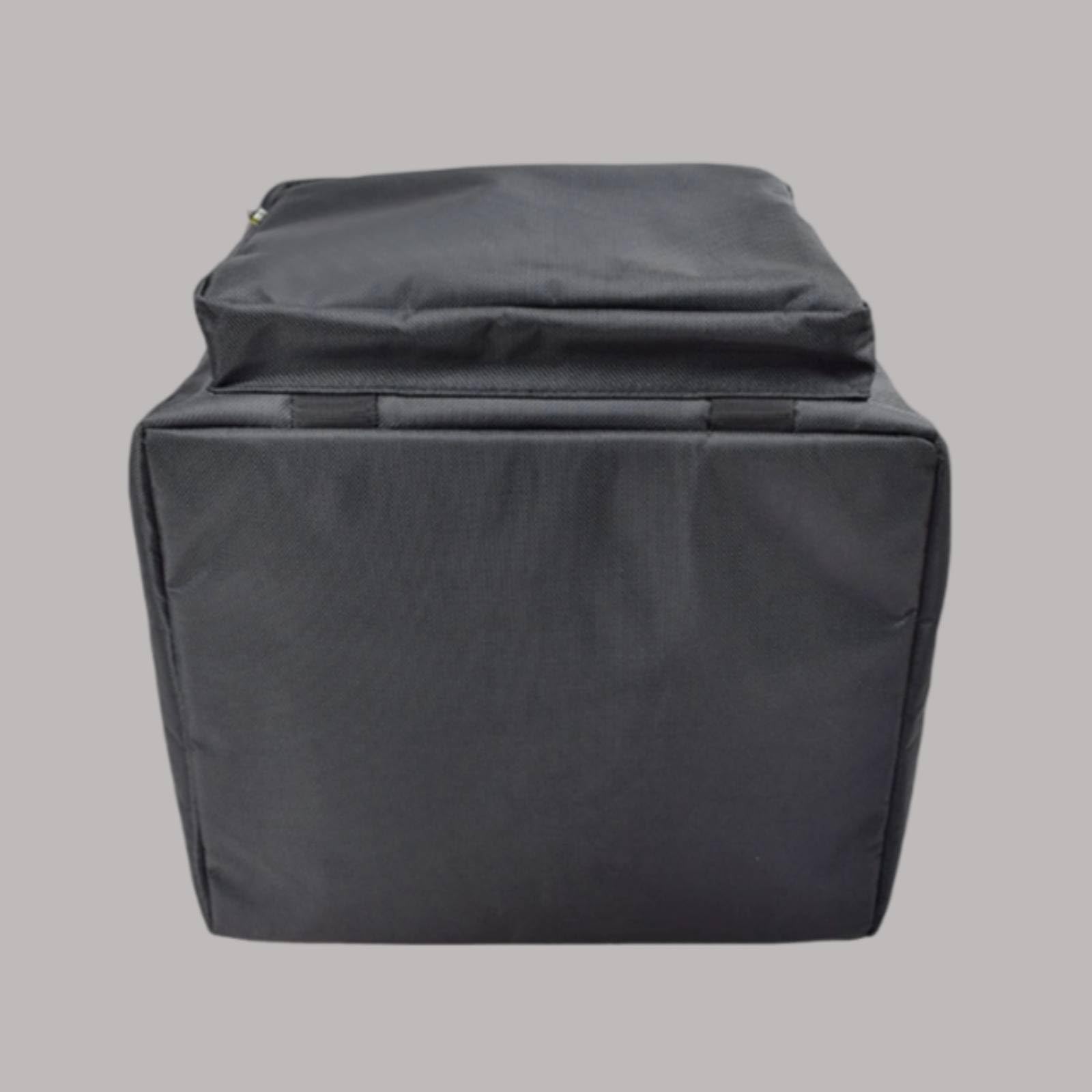 Bolsa con Asas Personalizable Bolsa Acolchada Negra Portable para Contables