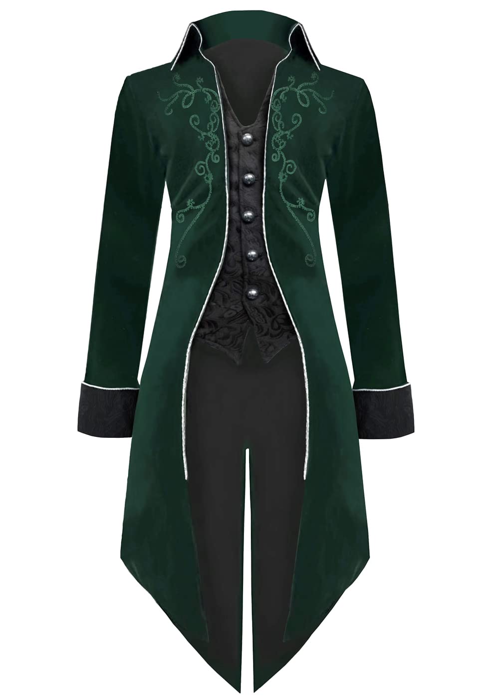 Sangdut Men’s Medieval Steampunk Tailcoat Jacket