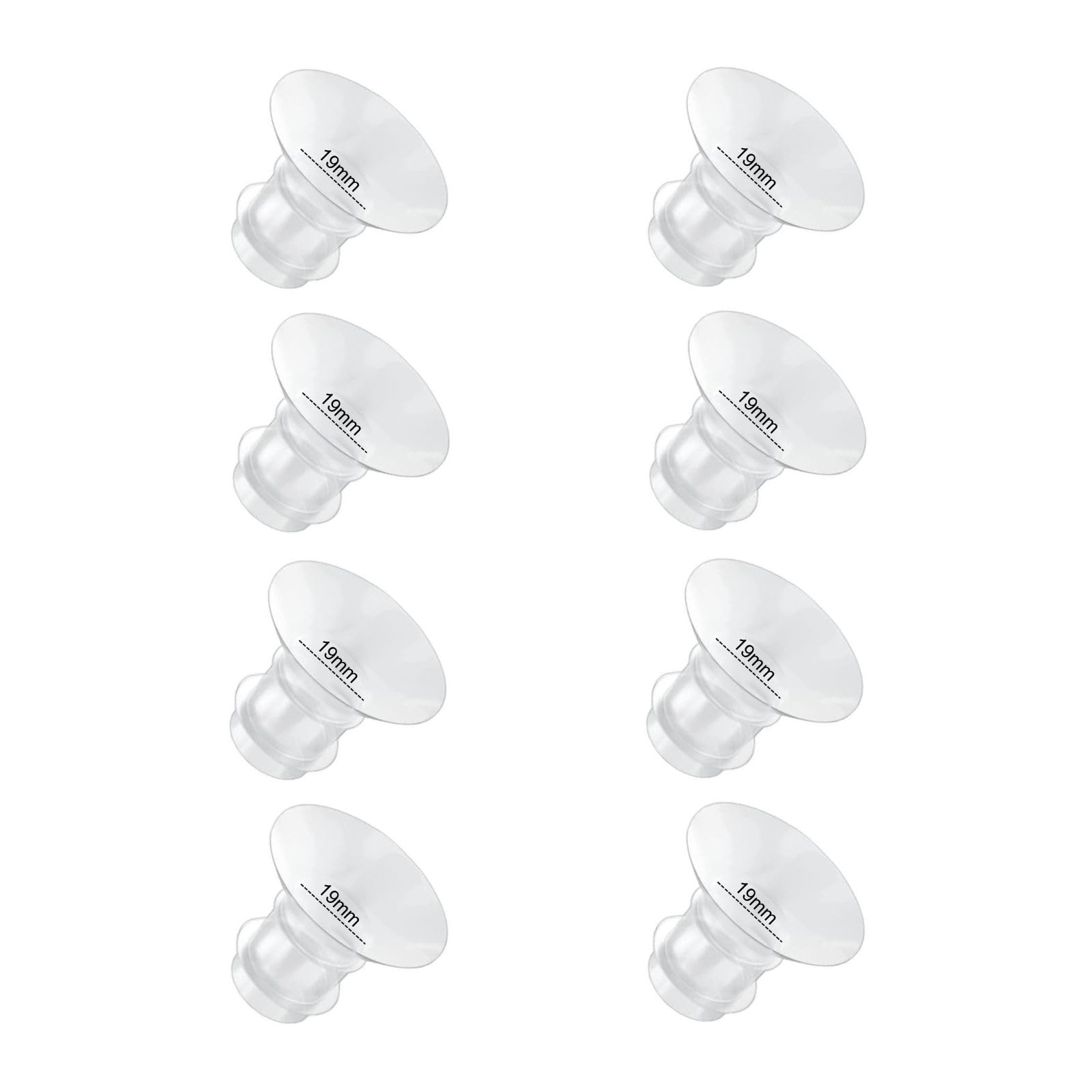 Photo 1 of Flange Inserts 19mm 8PC Compatible with Momcozy S12 pro/S9 pro/S9/S10/S12/Medela/TSRETE/Spectra/Bellababy etc 24mm Wearable Breast Pump, Reduce 24mm Tunnel Down to Correct Size