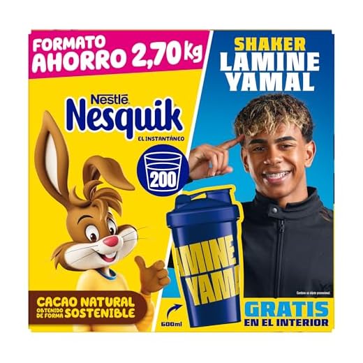 Nesquik NESTLÉ Instantáneo Cacao Soluble 2.7kg Estuche, 1 unidad, modelo surtido