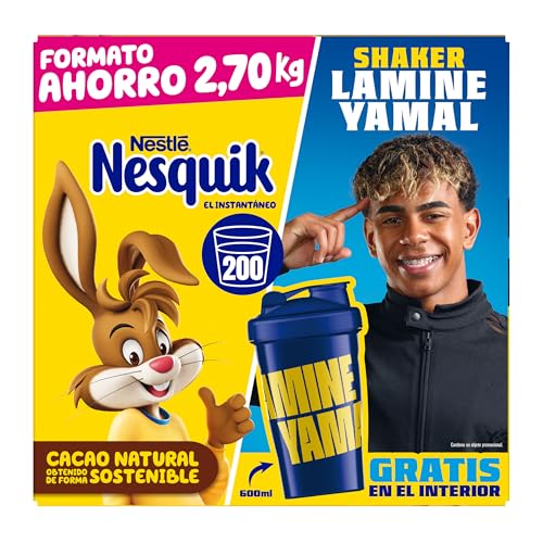 Nesquik NESTLÉ Instantáneo Cacao Soluble 2.7kg Estuche, 1 unidad, modelo surtido