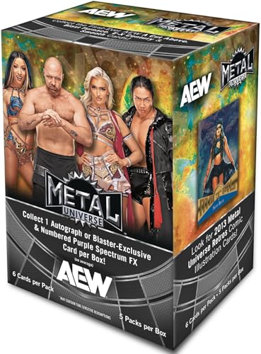 2025 Upper Deck AEW Metal Universe Blaster Box (5 Packs, 6 Cards per Pack)