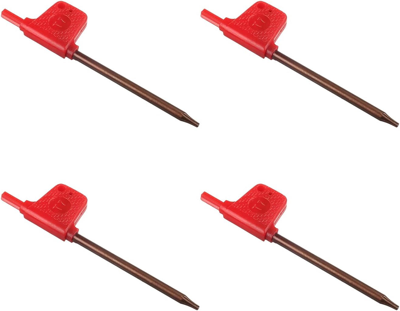 Utoolmart Torx Screwdriver, T7 S2 Flag Handle Star Driver Key Wrench Spanner 5 Pcs
