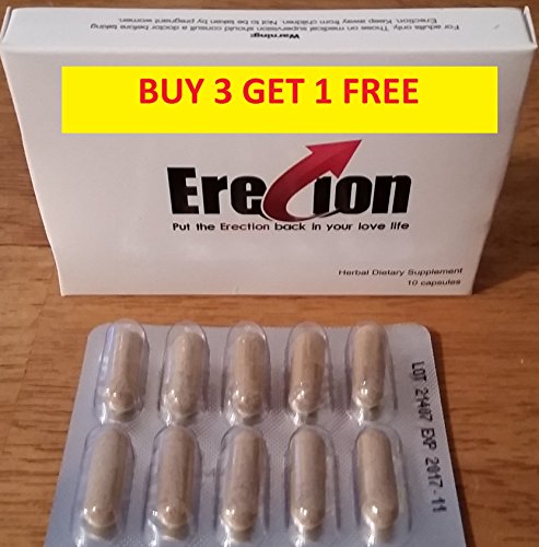 ERECION (BUY 3 get 1 FREE)-Americas #1 Proven Male Enhancement and Testosterone Booster Get Rock Hard in Minutes, Increased Libido, Size and Girth ERECION (BUY 3 get 1 FREE)-Americas #1 Proven Male Enhancement and Testosterone Booster Get Rock Hard in Minutes, Increased Libido, Size and Girth
