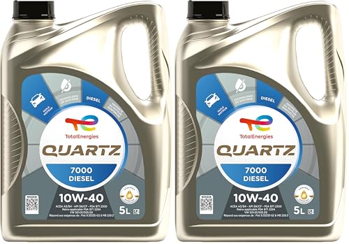 TotalEnergies Quartz 7000 Diesel 10W-40, Huile moteur, 5 litres...