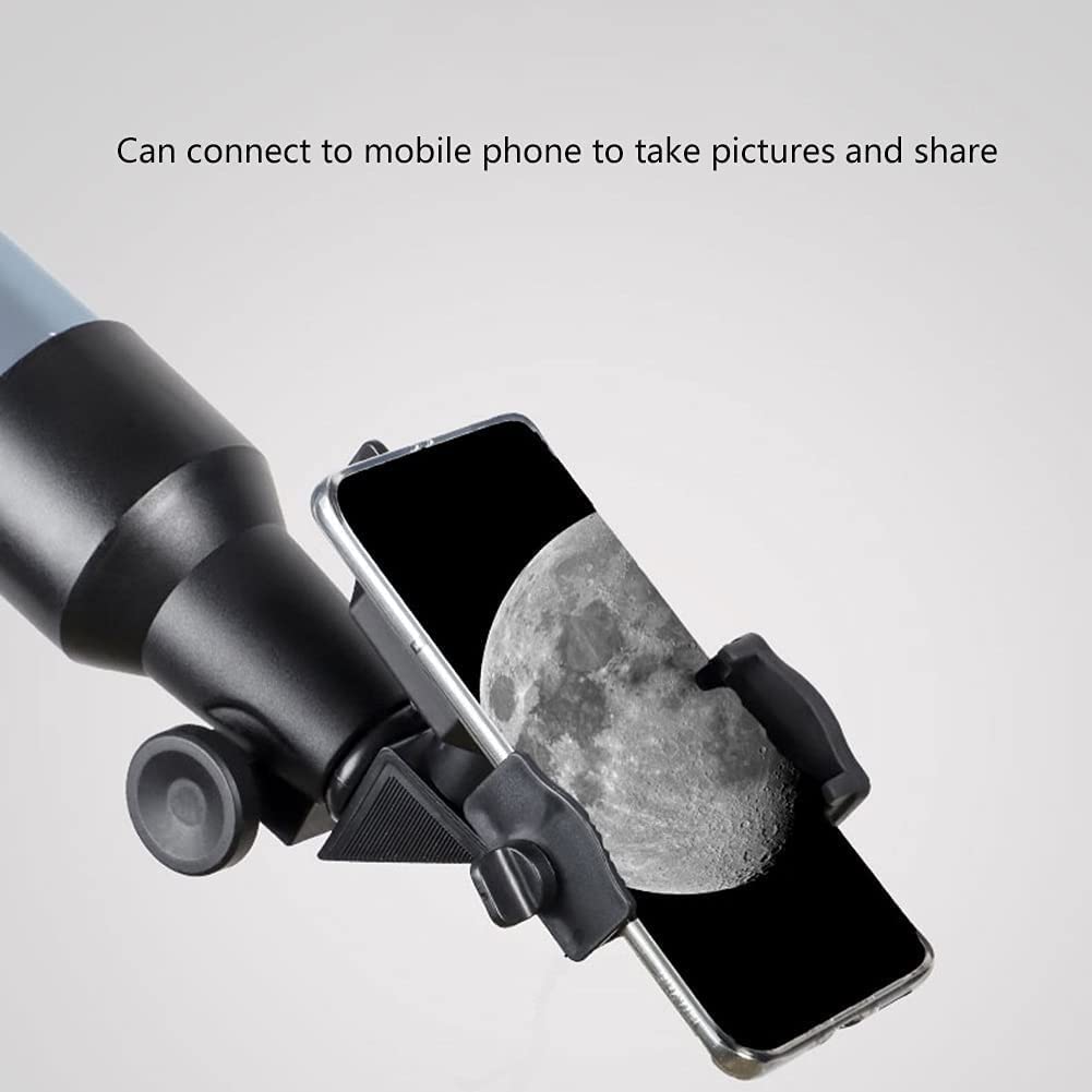 Télescope réflecteur Ultra HD pour débutants, Ouverture de 60 mm, télescopes de 700 mm avec trépied réglable, Adaptateur de téléphone, réfracteurs adaptés à l'extérieur