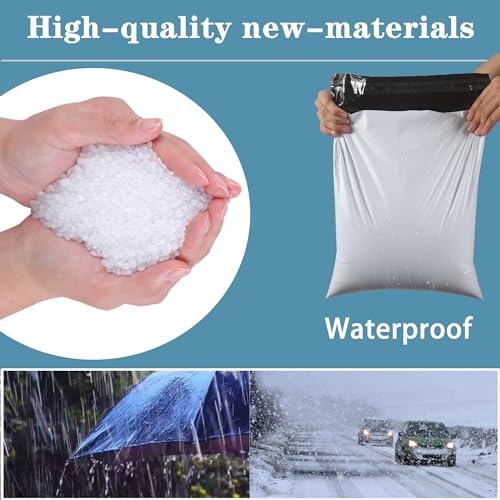 huruirui 50x65cm/20Stück Groß Versandtaschen Plastik Versandbeutel Blickdicht Selbstklebend Versandtaschen Warensendung Versandtüten für Kleidung Logistikverpackungen Transport Schuhbeutel