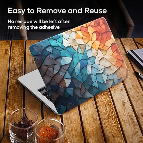 Image of Laptop Skin /Sticker /Cover Bubble-Free| Laminated| Removable| HD Quality Sticker for Laptops Upto 15.6 Inches Compatible with Hp /Dell /Acer /Lenovo /Asus etc.(Pattern-217)