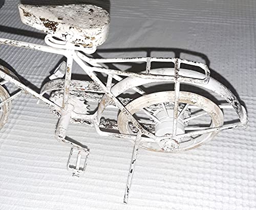 Bicicleta retro de paseo con cesta de mimbre y cuadro de acero clásico de paseo 5