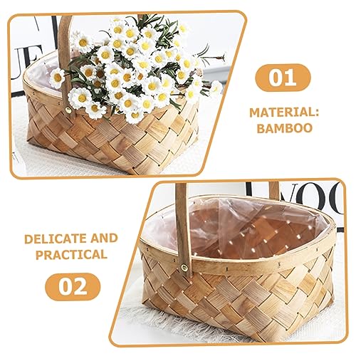 Panier de rangement tissé grand modèle en jute d'exception