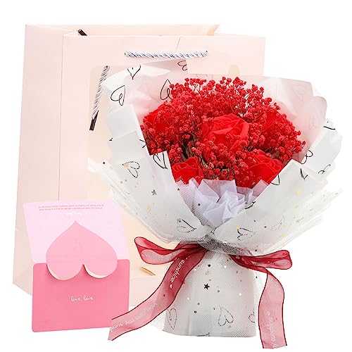 Ramo de flores secas LIFKOME para decoración y eventos miniatura 1