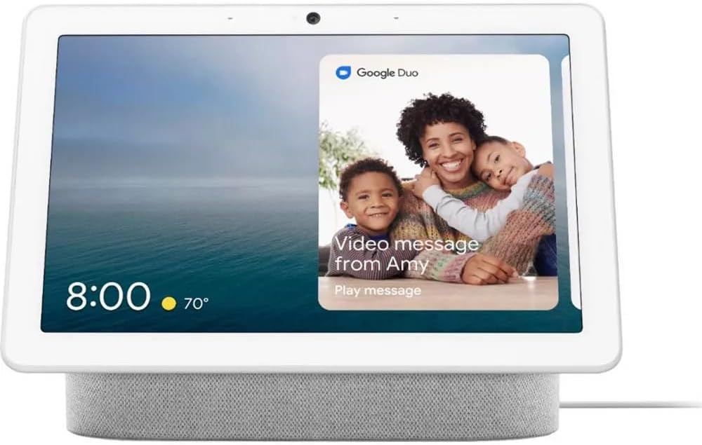 Google Nest Hub Max 10" Smart Display with Google Assistant - Chalk