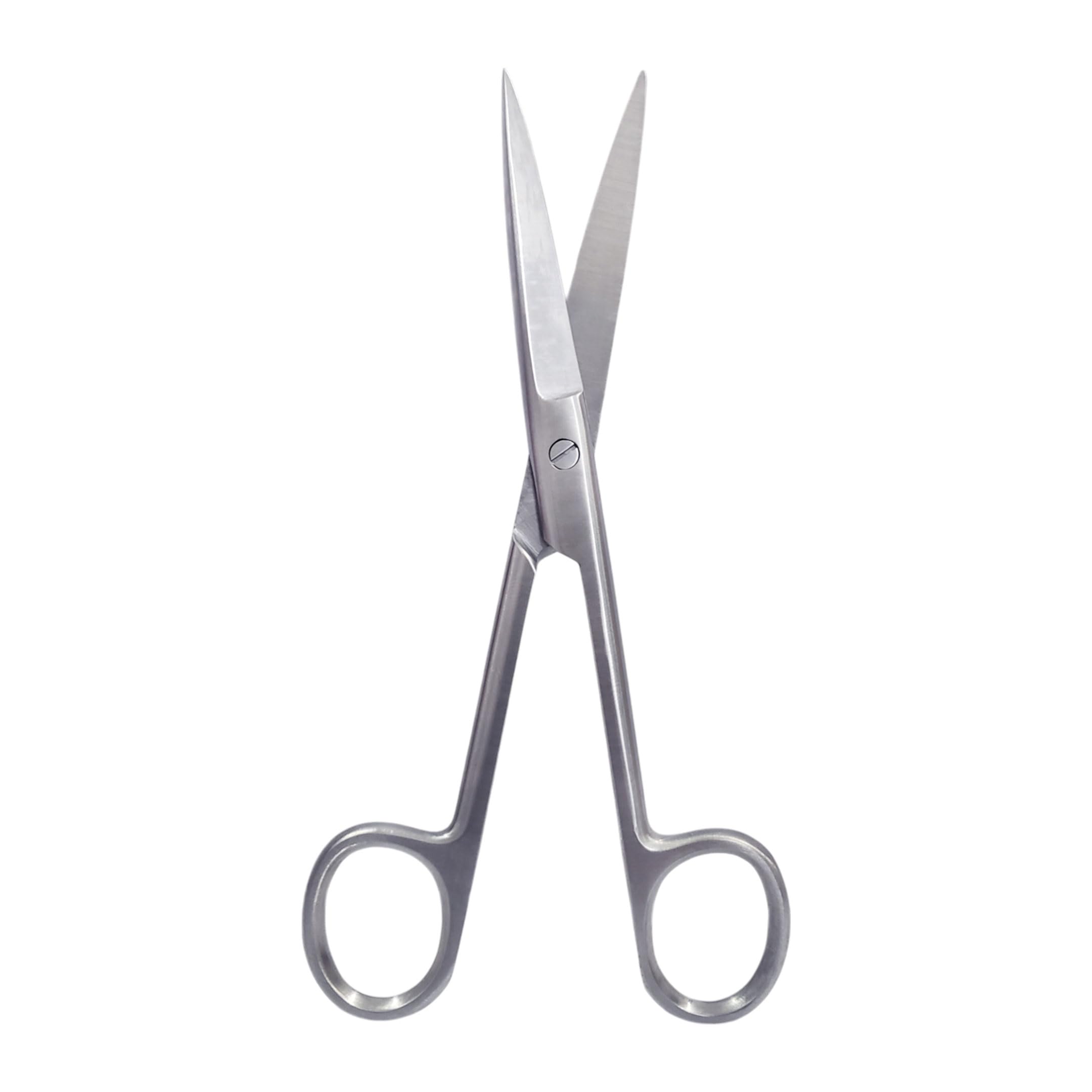 Nj Enterprises Silver Surgical Scissor 16Cm, Iris Scissors Fine Point Jaw Paper Scissors Office Bandage Scissors, Dressing Scissors First Aid Surgical Vet All-Purpose Instrument Sharp/Blunt