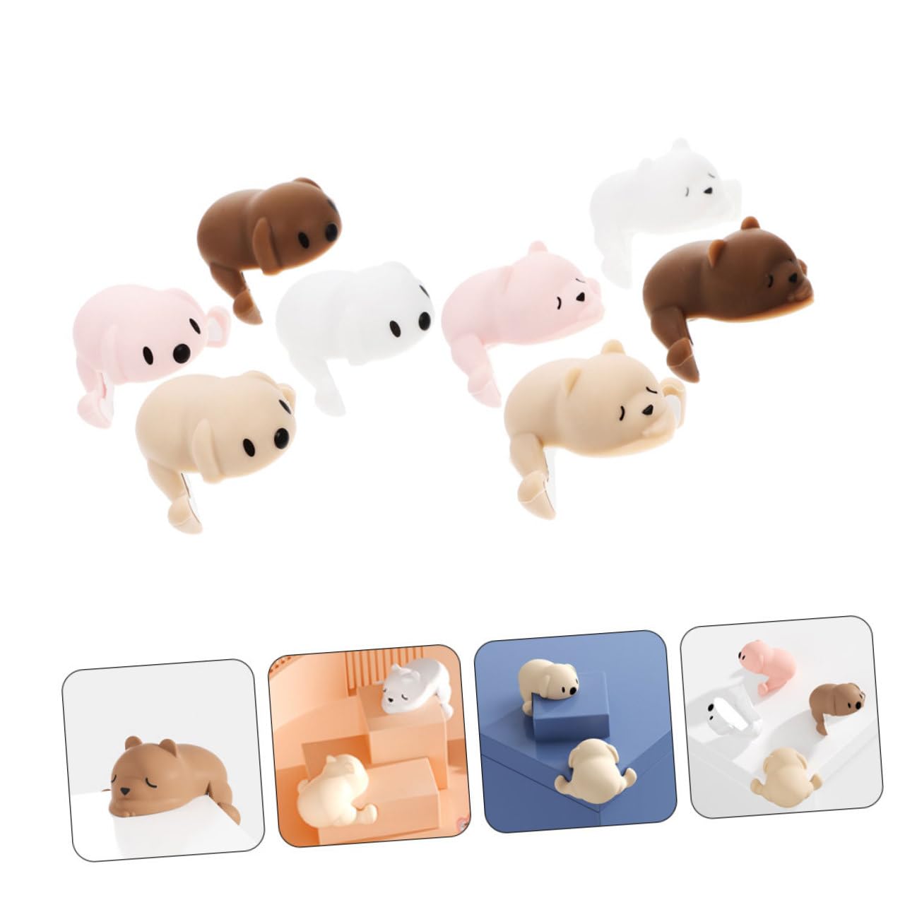 Toyvian 40piezas De Esquinas para Bebés De para Mesas De Protección De Muebles Diseño De Animales Seguridad Infantil y Anticolisión