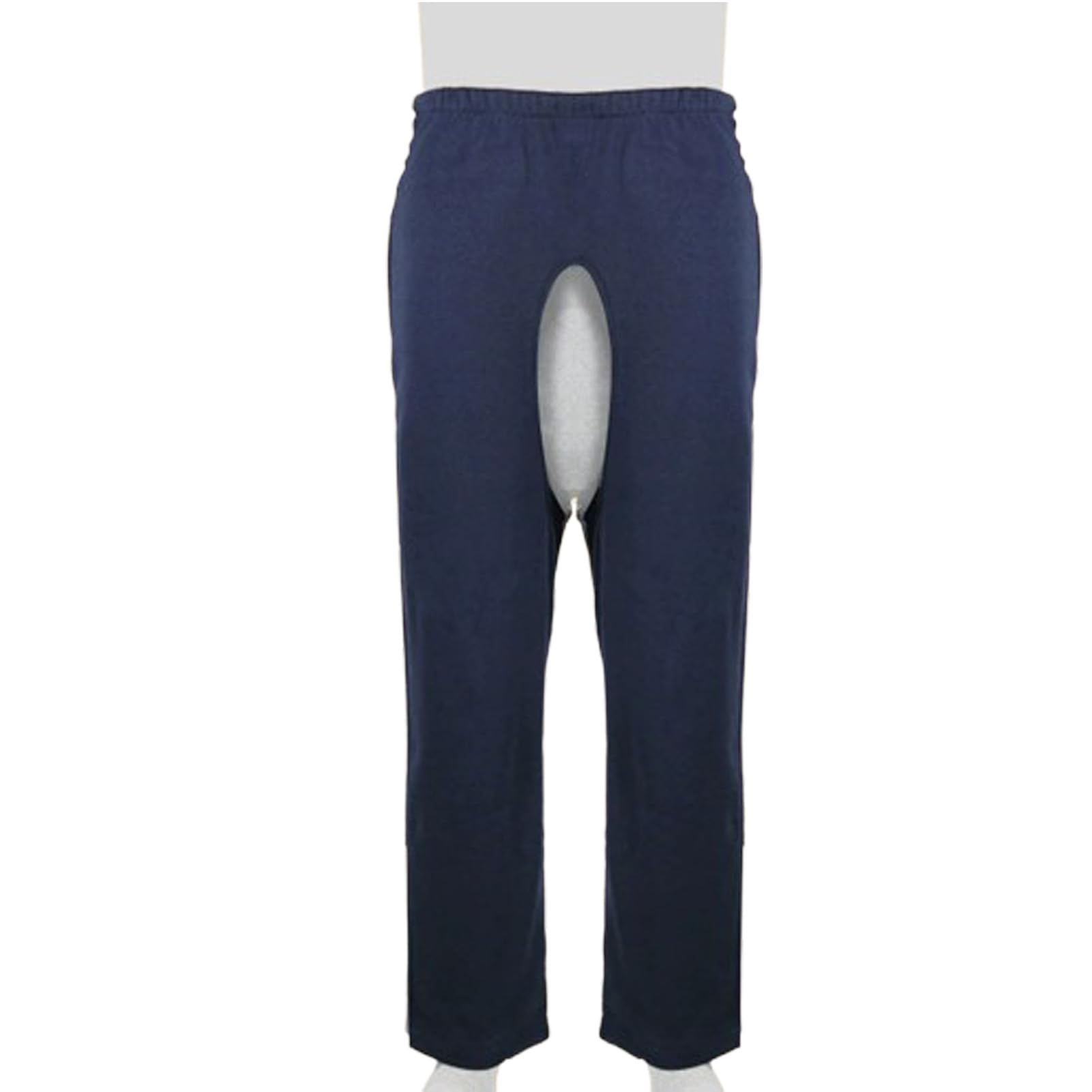 Pantaloni Assistenziali A Cavallo Aperto per Anziani Pile Caldo Incontinenza Pantaloni da Infermieristica per Pazienti Allettati Paralizzati