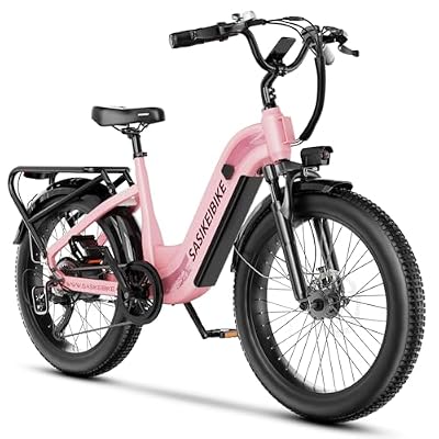 VEBLUE Sasikeibike Electric Bike for Adults, 1500W Motor 70mile Ebike, 24inch Fat Tire Electric Bicycle 48V 20AH Removable Battery, Commuting Electric Mountain E-Bike, Step-Thru Bicycle