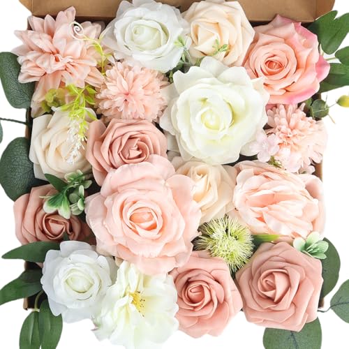JSLOVFLO Pink and White flowers image