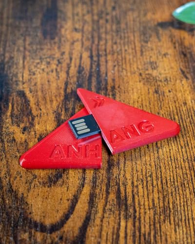 USB-Anhang – Der Digitale Anhang für Deine Bachelor-, Master- oder Doktorarbeit (Perlrot mit Aufschrift ANHANG, 8 GB)