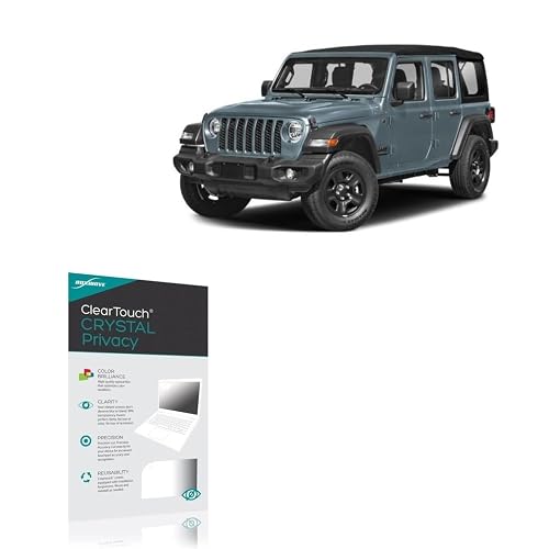 BoxWave Screen Protector Compatible with Jeep 2026 Recon EV Display (14.5 in) - ClearTouch Crystal Privacy (2-Pack), Privacy Screen Protector Flexible Film Clear